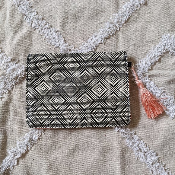 Woven envelope clutch bag - Picture 2 of 4
